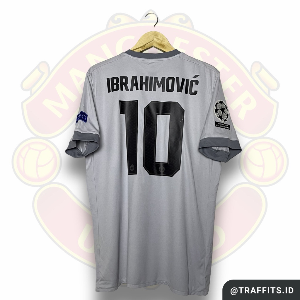 Jersey Manchester United Third Kit 17/18 Zlatan Ibrahimovic Original Size L