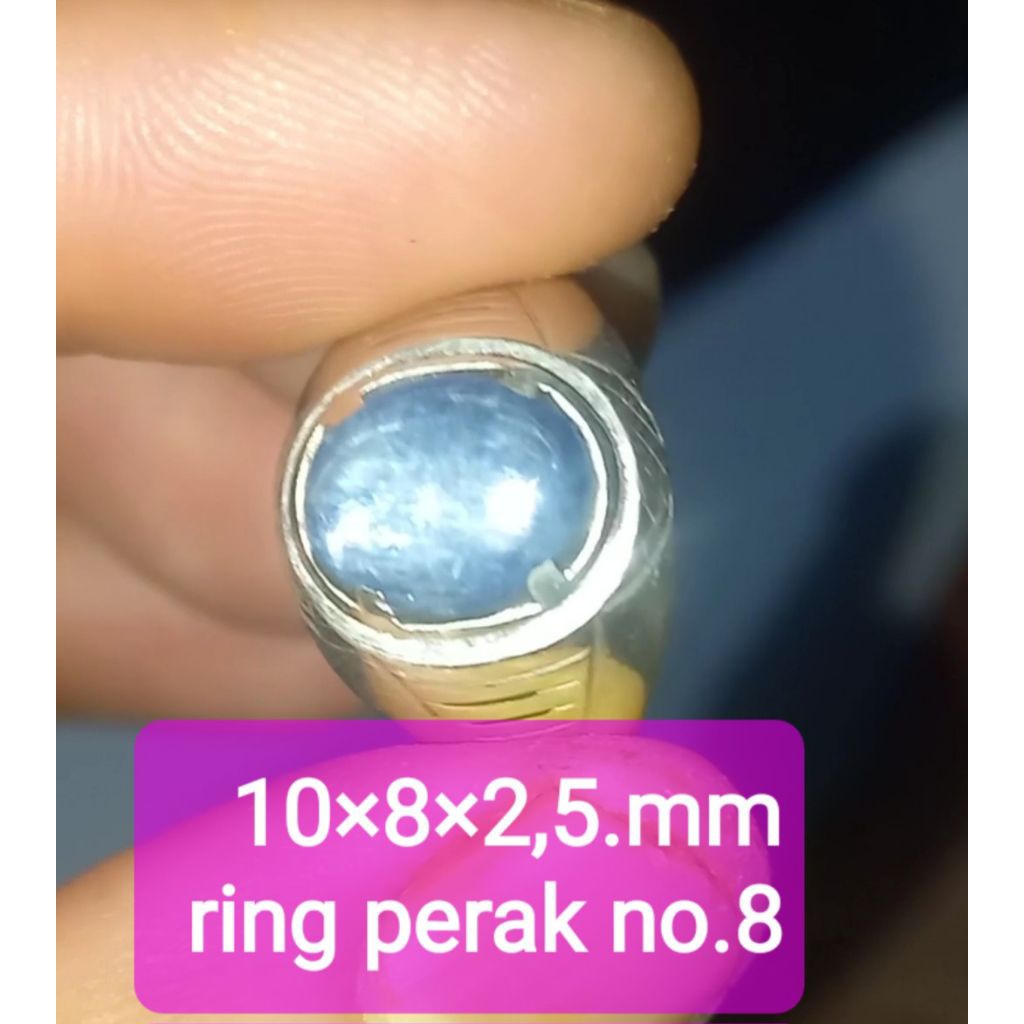 natural blue sapphire ring perak