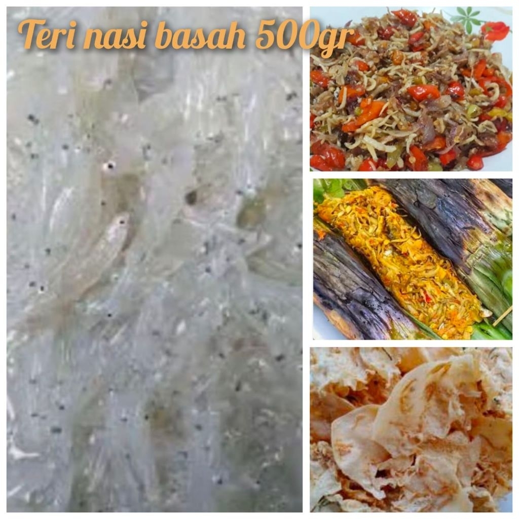 IKAN TERI NASI BASAH 500GRAM|MPASI|MPASI ANAK|TERI NASI BASAH|NURI FRUITS