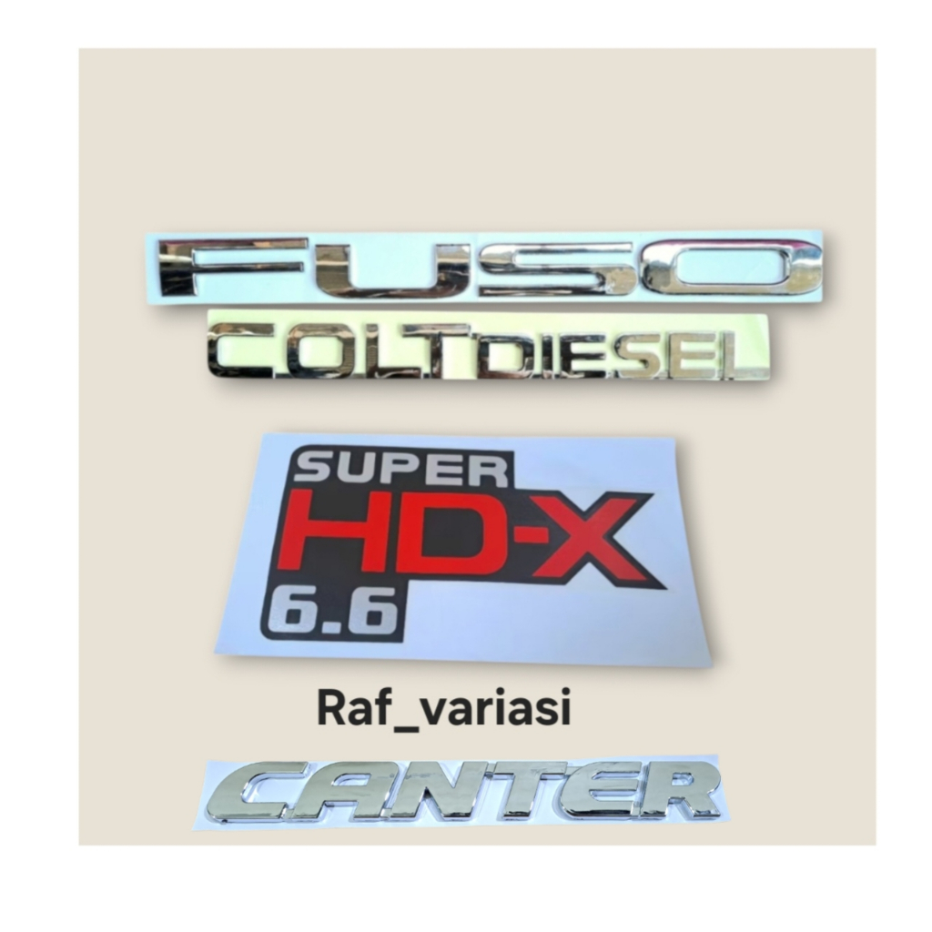 Emblem fuso / Logo fuso / emblem canter / emblem colt diesel / Logo fuso L300