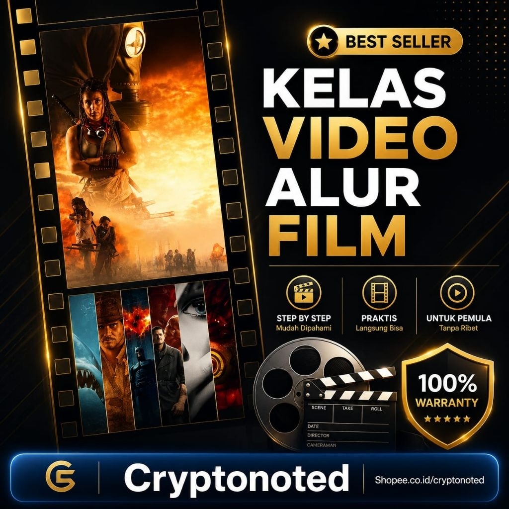 Kelas Alur Cerita Film Kursus Membuat Video Konten Alur Cerita Film Youtube + Tools Software dengan 