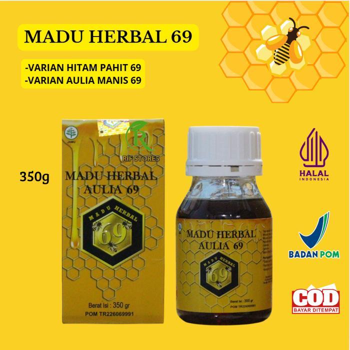 Madu Herbal 69 Manis Aulia Plus Propolis BPOM Halal