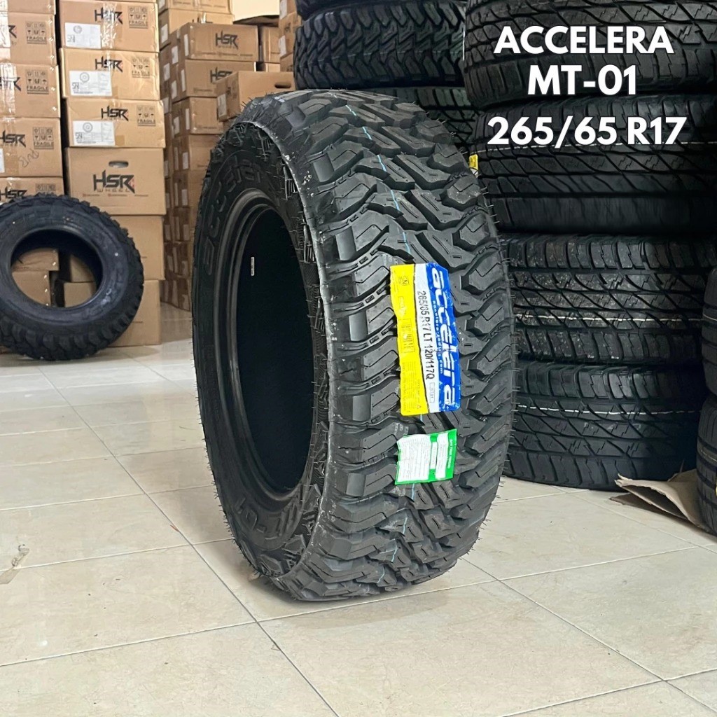 Ban mobil offroad Ring17 ban mobil tipe M/T untuk fortuner pajero hilux 265 65 R17 ACCELERA M/T-01