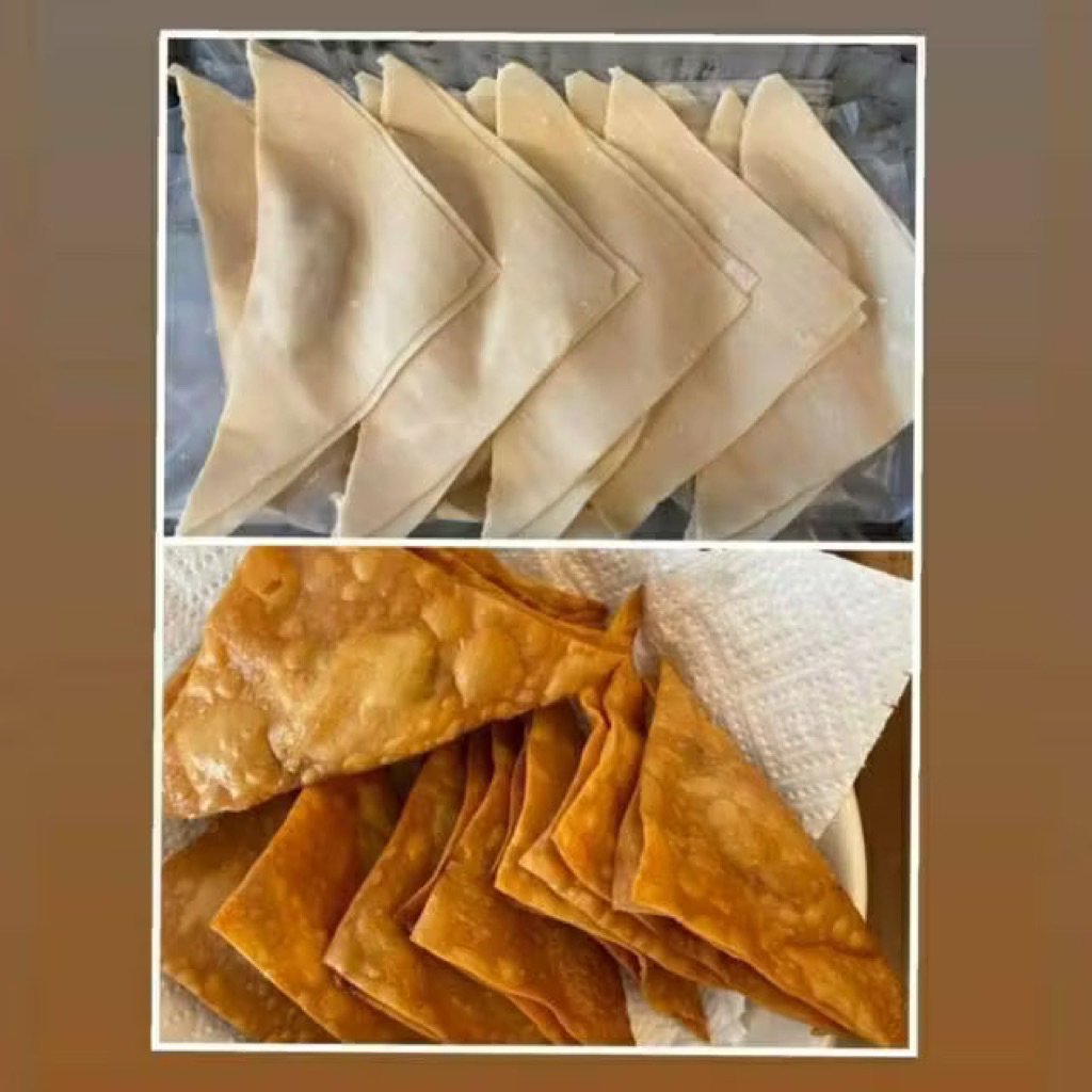 Kulit Pangsit Mentah Pangsit Goreng dan Rebus Pangsit Siomay