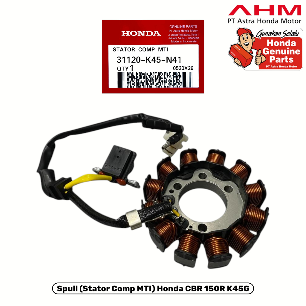 31120K45N41 SPULL KOMPLIT STATER COMP ASSY CBR150R CBR 150R K45 PART AHM