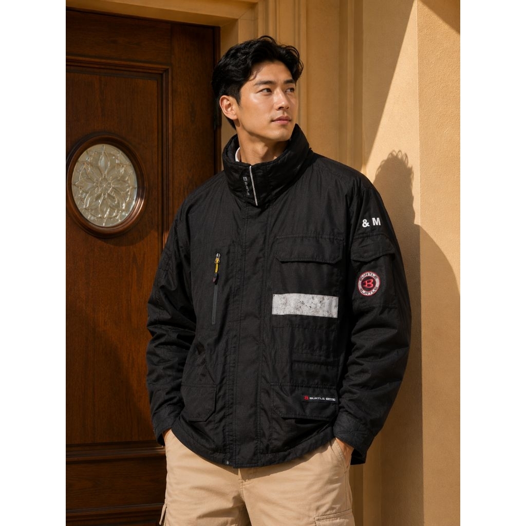 Jacket outdoor / motor tebal burtle