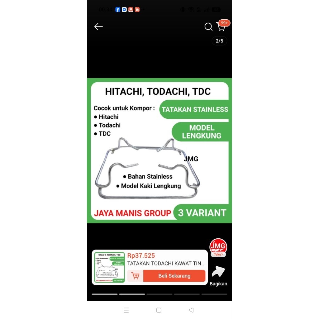tatakan kompor  todachi kawat tinggi cocok buat kompor  todachi ritachi