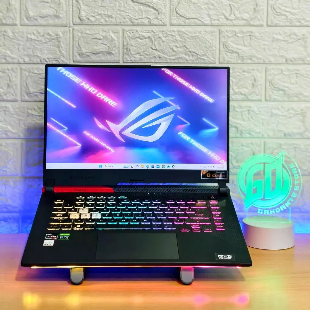 ASUS ROG STRIX G15 G513RC RYZEN 7 6800H RTX 3050 12GB RAM 512GB NVMe Gen4