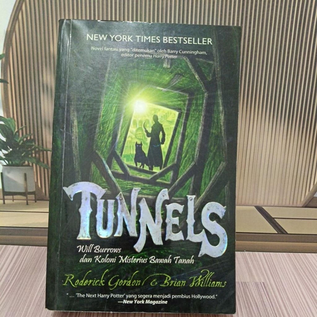 Novel Karya Roderick Gordon & Brian Hilliams Berjudul Tunnels Bahasa Indonesia Softcover