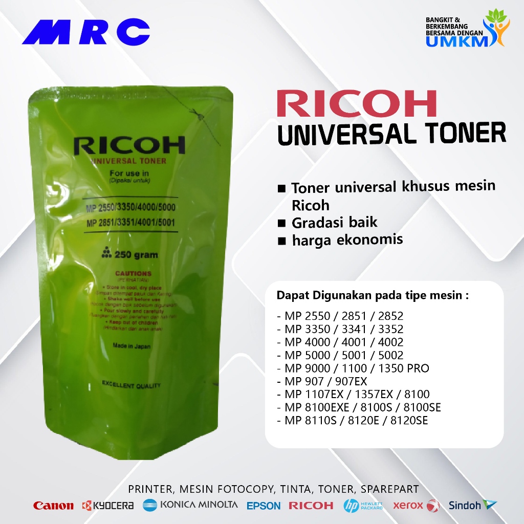TONER MESIN FOTOCOPY RICOH MP SERIES
