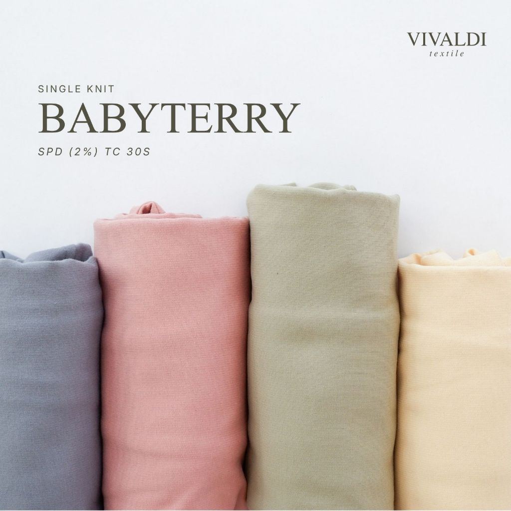 SK Babyterry Cotton - SPD TC 30S | Bahan Kain 1 kg