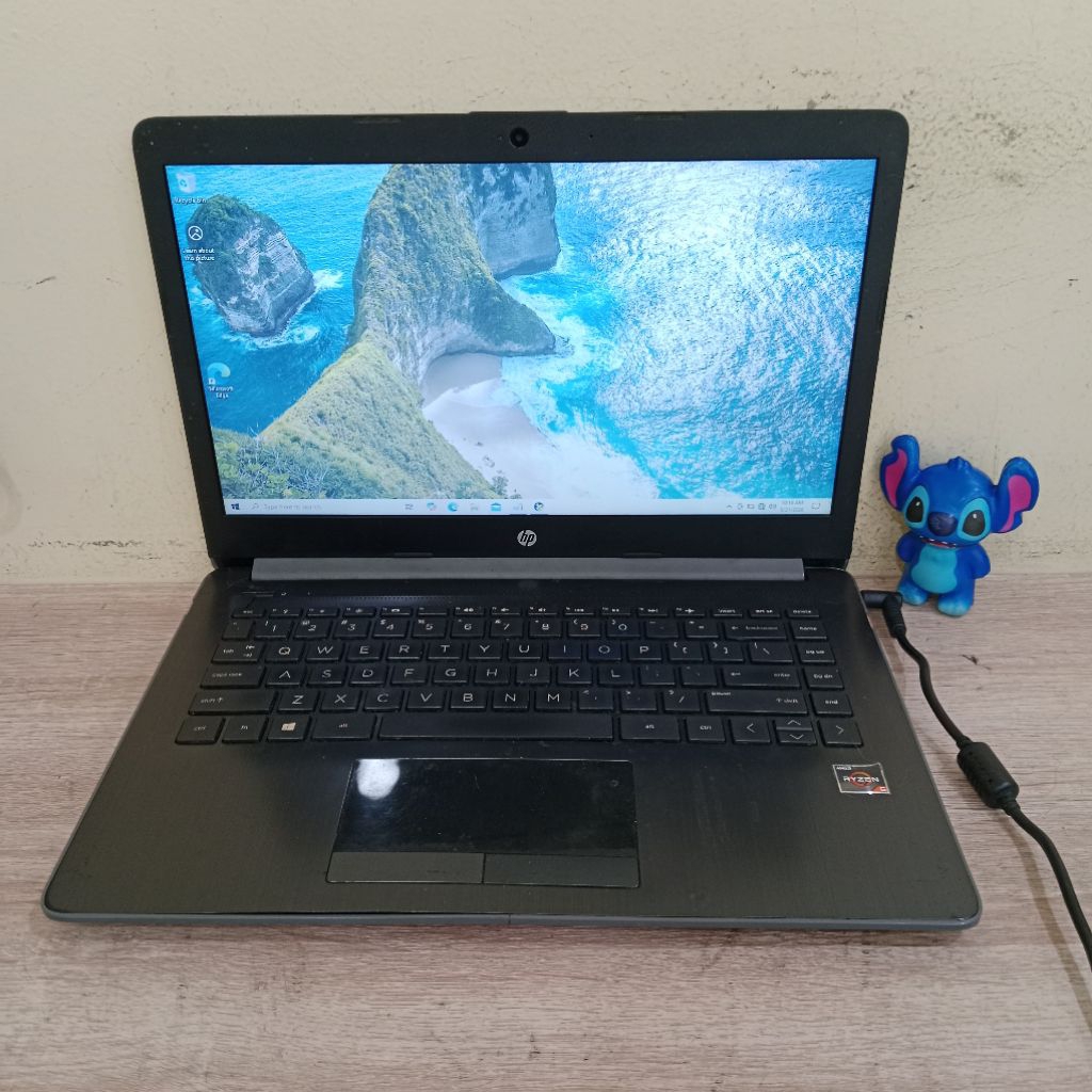 HP LAPTOP 14-CM0076AU F.73 AMD RYZEN 5 2400U RAM 8GB SSD 128GB + HDD 1000 2024 (16J6K)