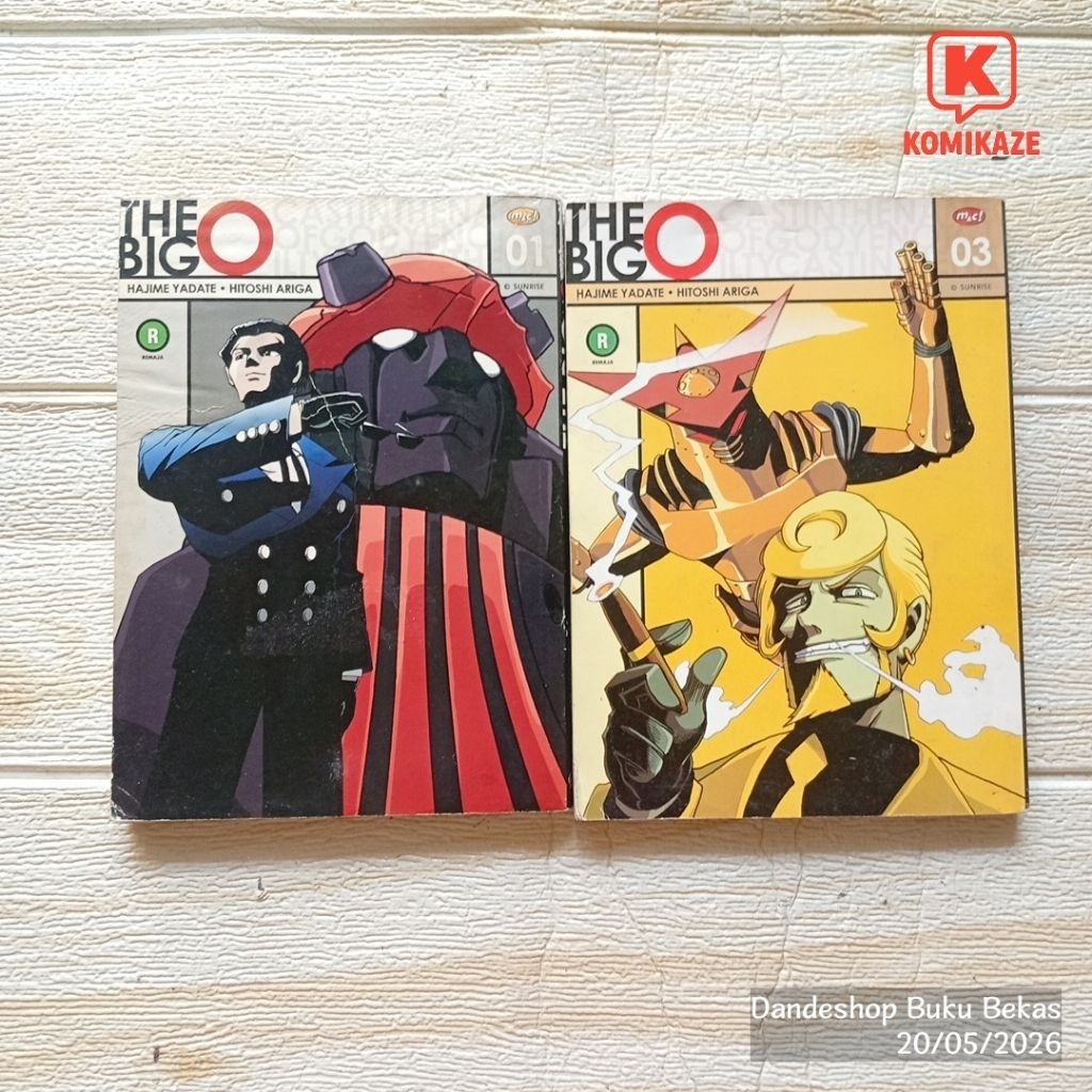 (SET 1-2) The Big O by Hajime Yadate, Hitoshi Ariga - Komik Manga Bekas Original Cabutan
