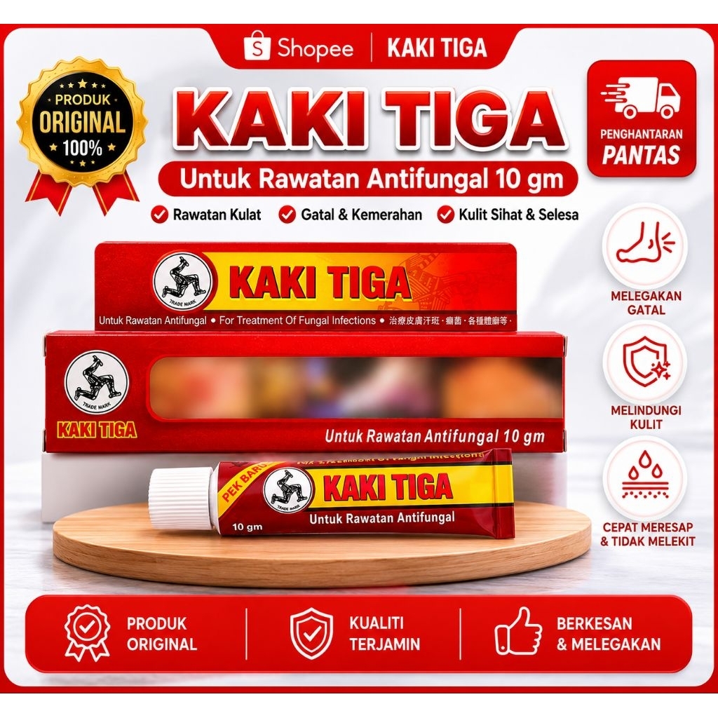 Salap Kaki Tiga Salap Gatal Selangkangan Jamur Kulit Salap Gatal Ruam Kutu Air Panu Sela Paha