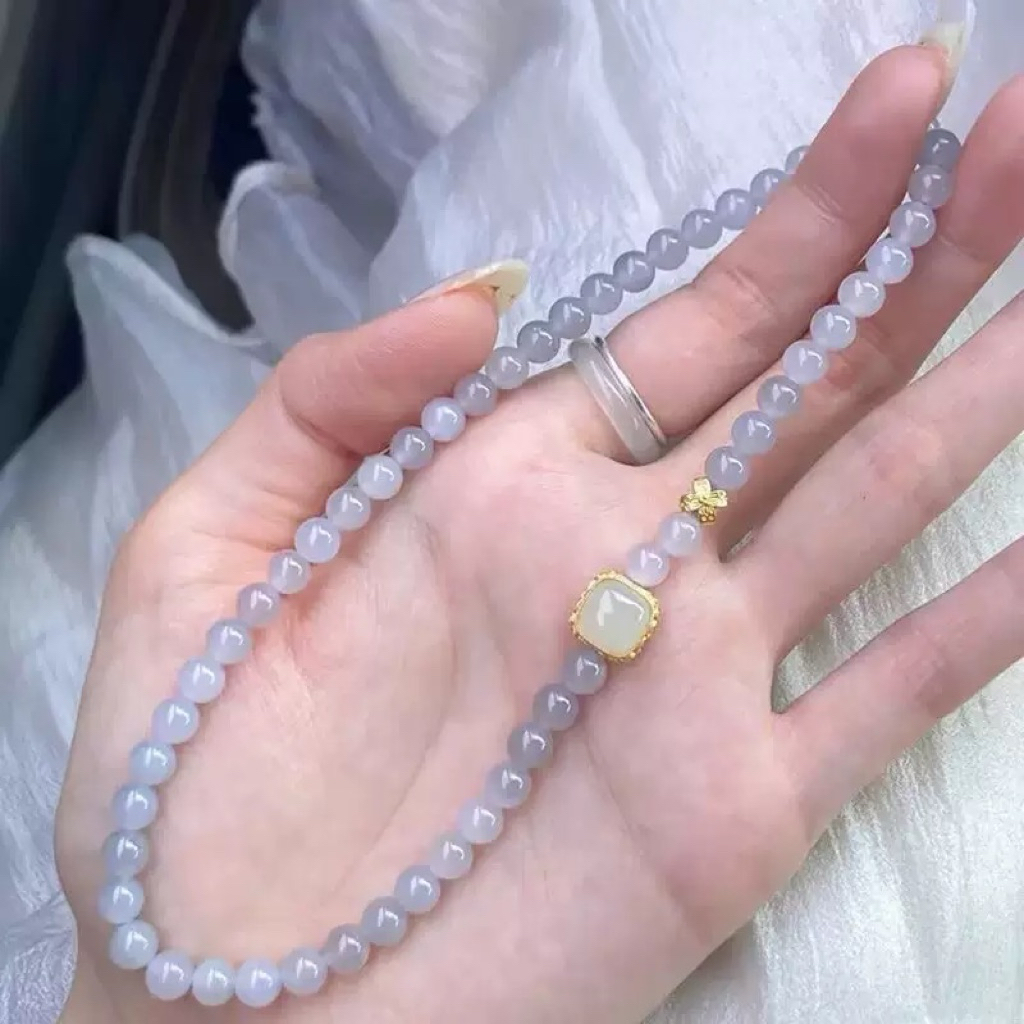 Gelang Manik Ganda / Gelang Manik Hiasan Batu Petak / Gelang Manik Cendana Asli Mix Mata Kucing / Ge