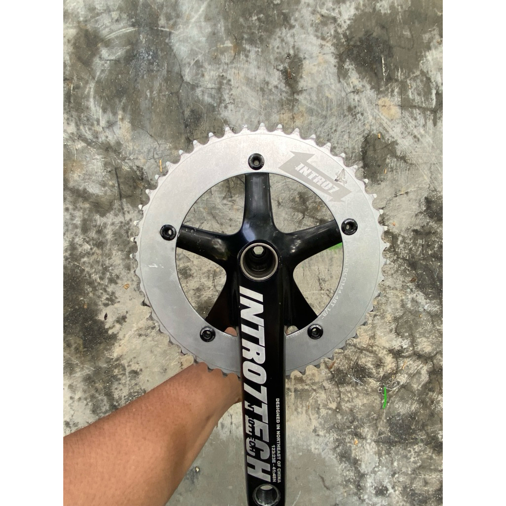 Crankset Fixie hollowtech 2 Introtech Second