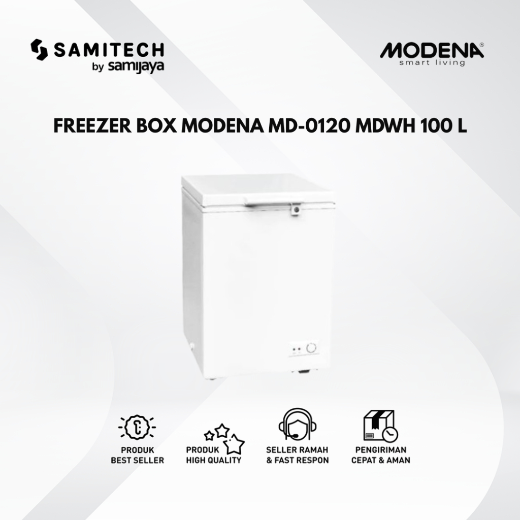 FREEZER BOX MODENA MD-0120 MDWH / MD 0120 MDWH KAPASITAS 100 L