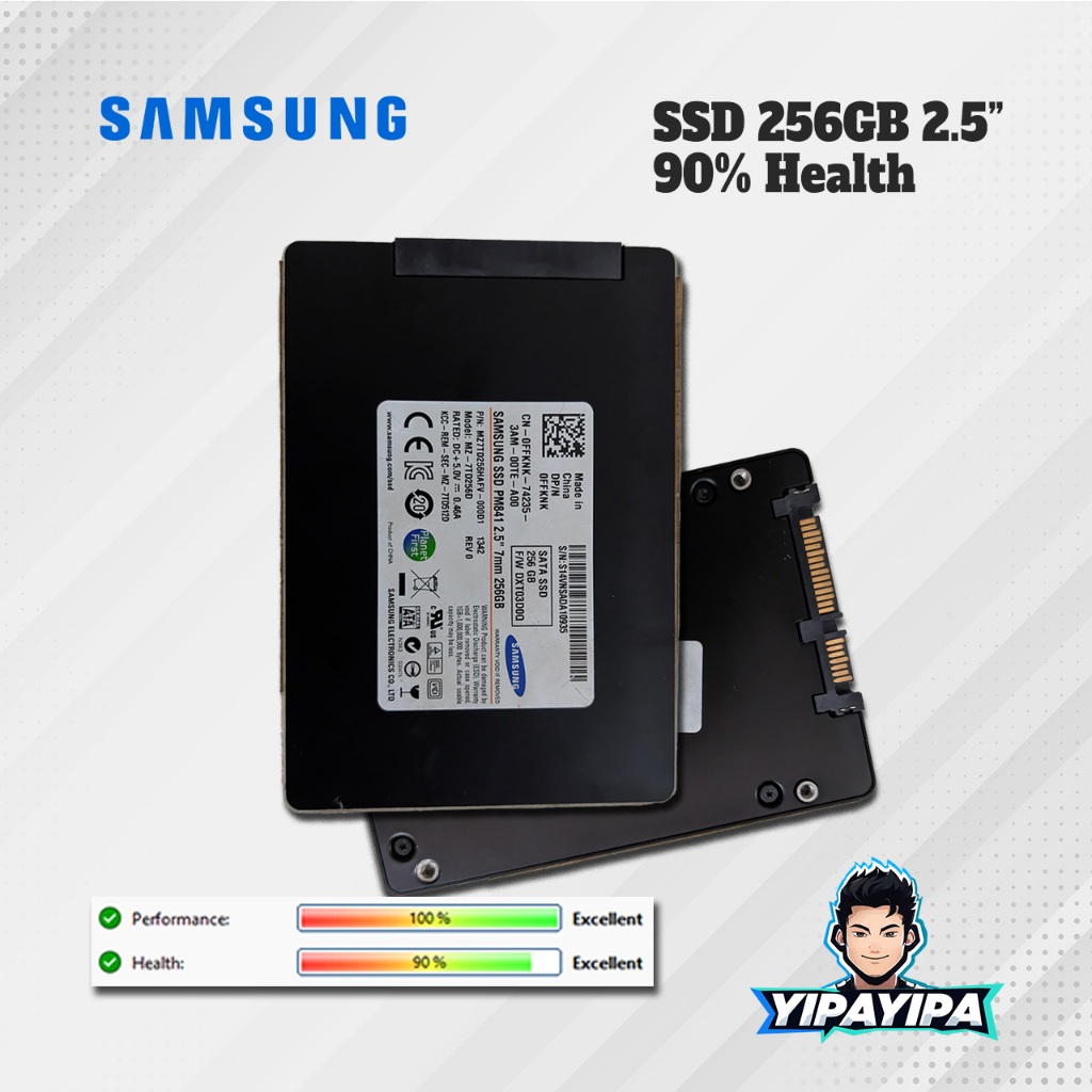 SSD Samsung 128GB 256GB Bekas Health Bagus Normal Siap Pakai