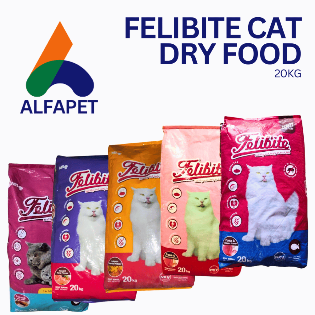 Felibite dry food 20kg makanan kucing