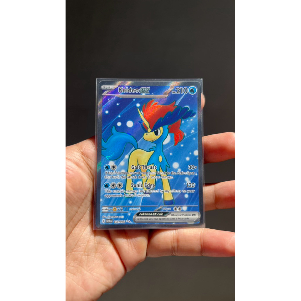 Kartu pokemon Keldeo SR, Latias SR, Ivysaur AR, Mew vmax split bill