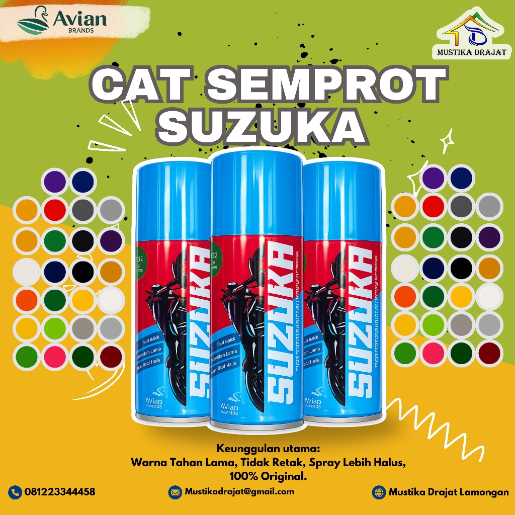 CAT SEMPROT SUZUKA HIGH PERFORMANCE AUTOMOTIVE REFINISH / PYLOX / PILOX / SUZUKA SPRAY