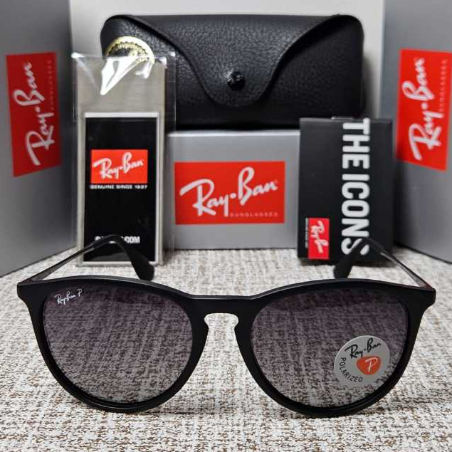 Kacamata Rayban Erika RB4171 622/T3 Black Doff Lens Gredient Original