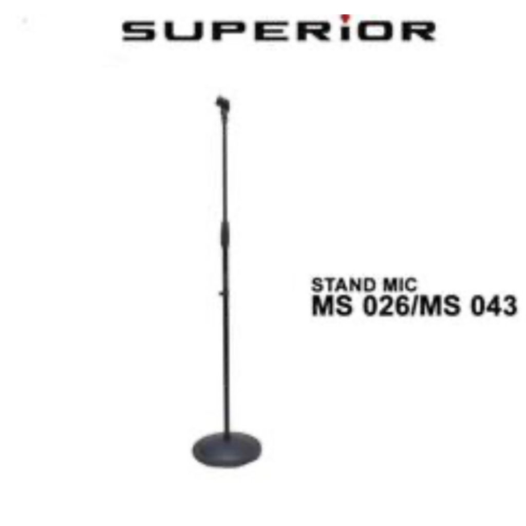 Stand Mic Superior MS026 + MS043