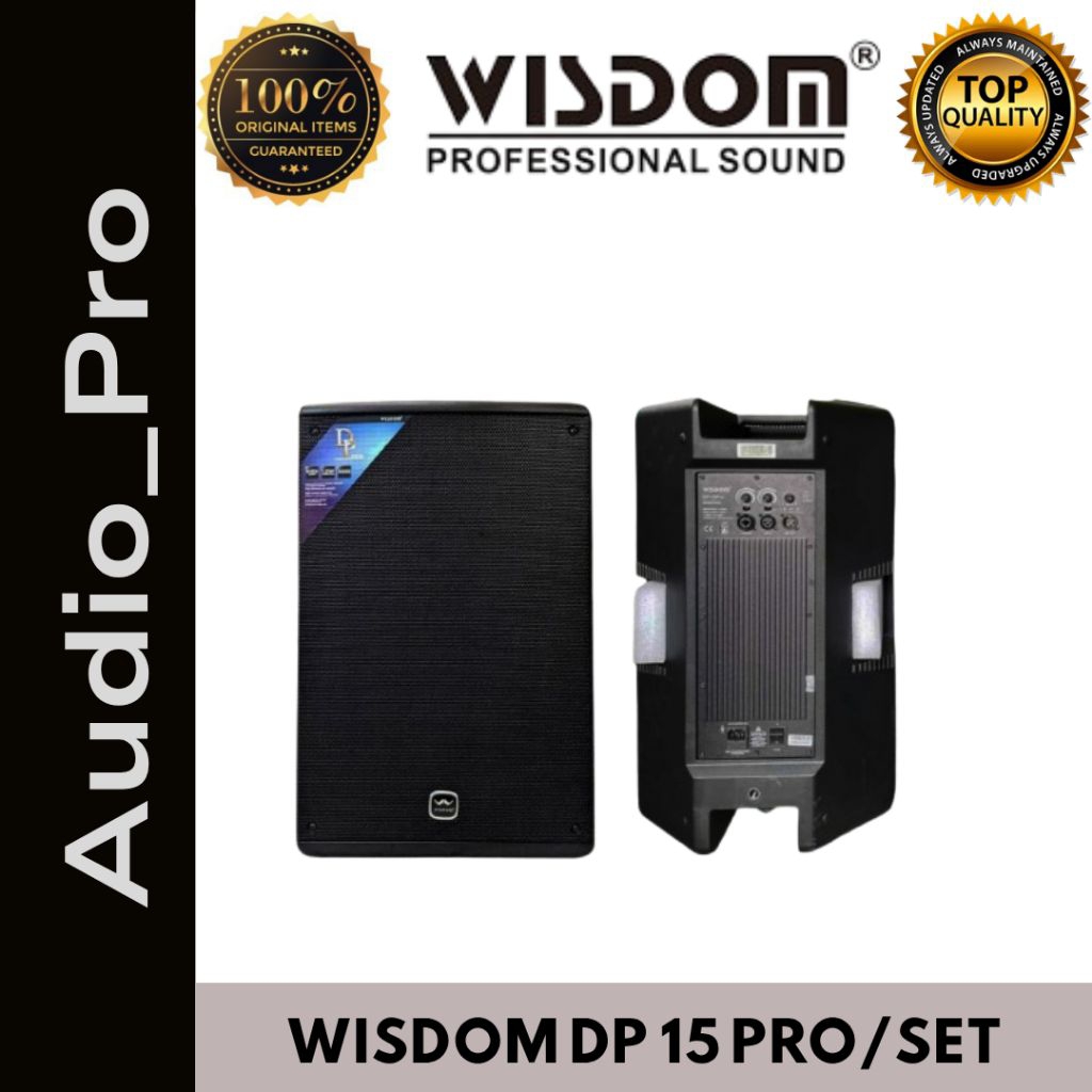 Speaker Aktif Wisdom 15 inch two way DP 15 Pro / DP15 Pro DP 15 Pro Original