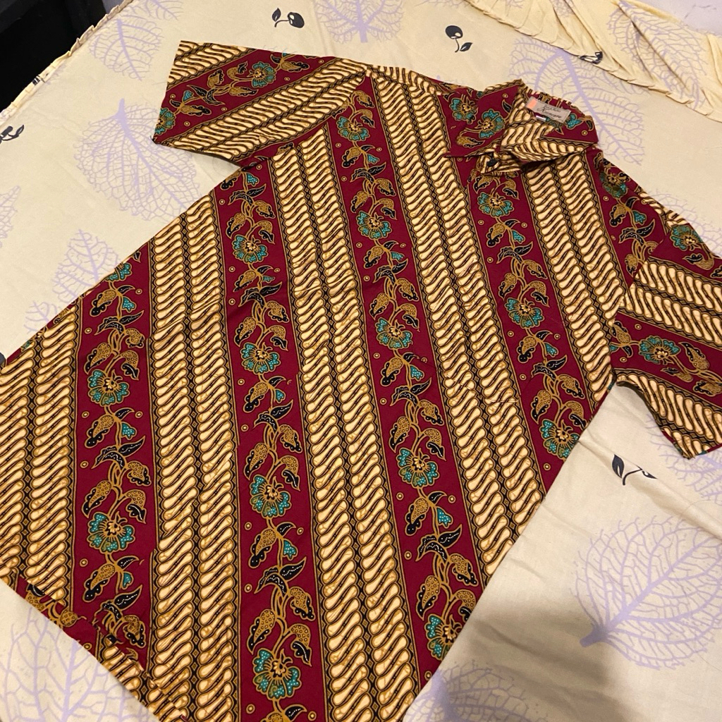 Preloved kemeja batik pria || batik kuncoro (original)