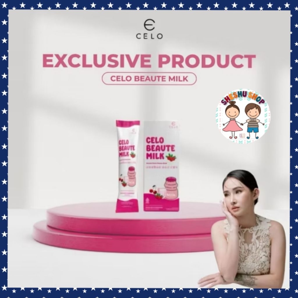 READY STOCK CELO BEAUTE MILK POWDER COLLAGEN DRINK MINUMAN KOLAGEN RASA SUSU CELO.BEAUTE CECECELO