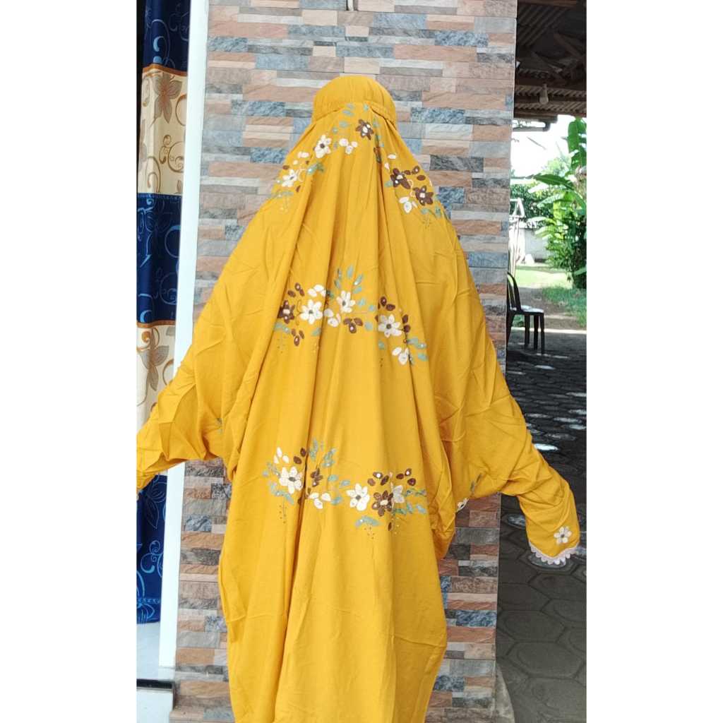 Mukena Terusan Bayang Bahan Rayon Twill Premium