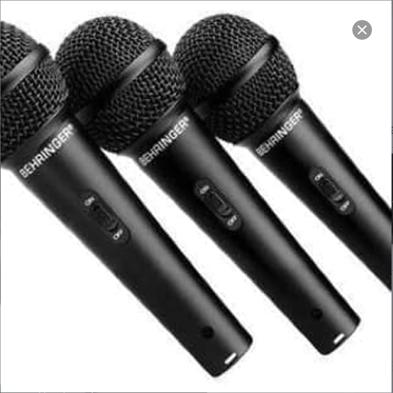 mikrofon mic behringer ultravoice XM1800 / XM 1800 - isi 3 mic kabel