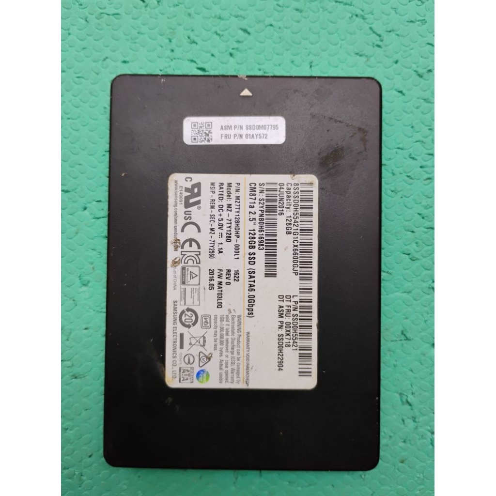 Ssd 128gb merk samsung