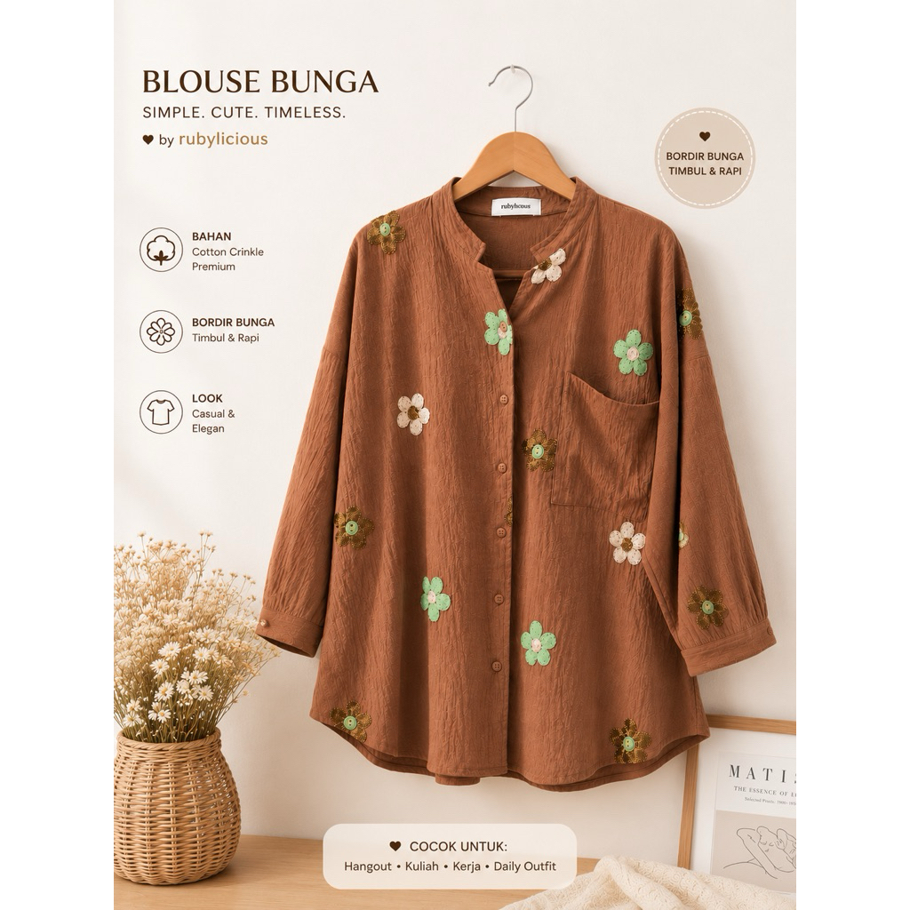 Kemeja Rubylicious (preloved)