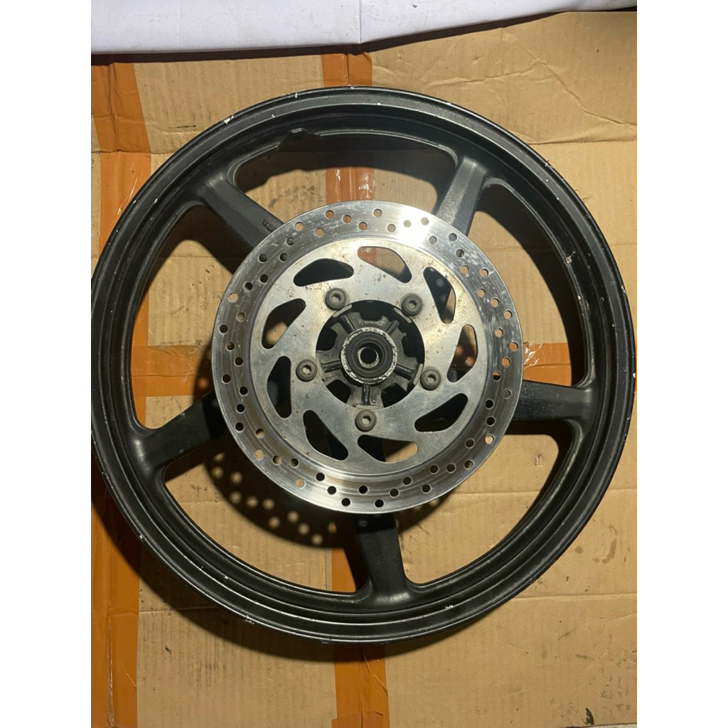 velg depan vixion old fullset piringan laher