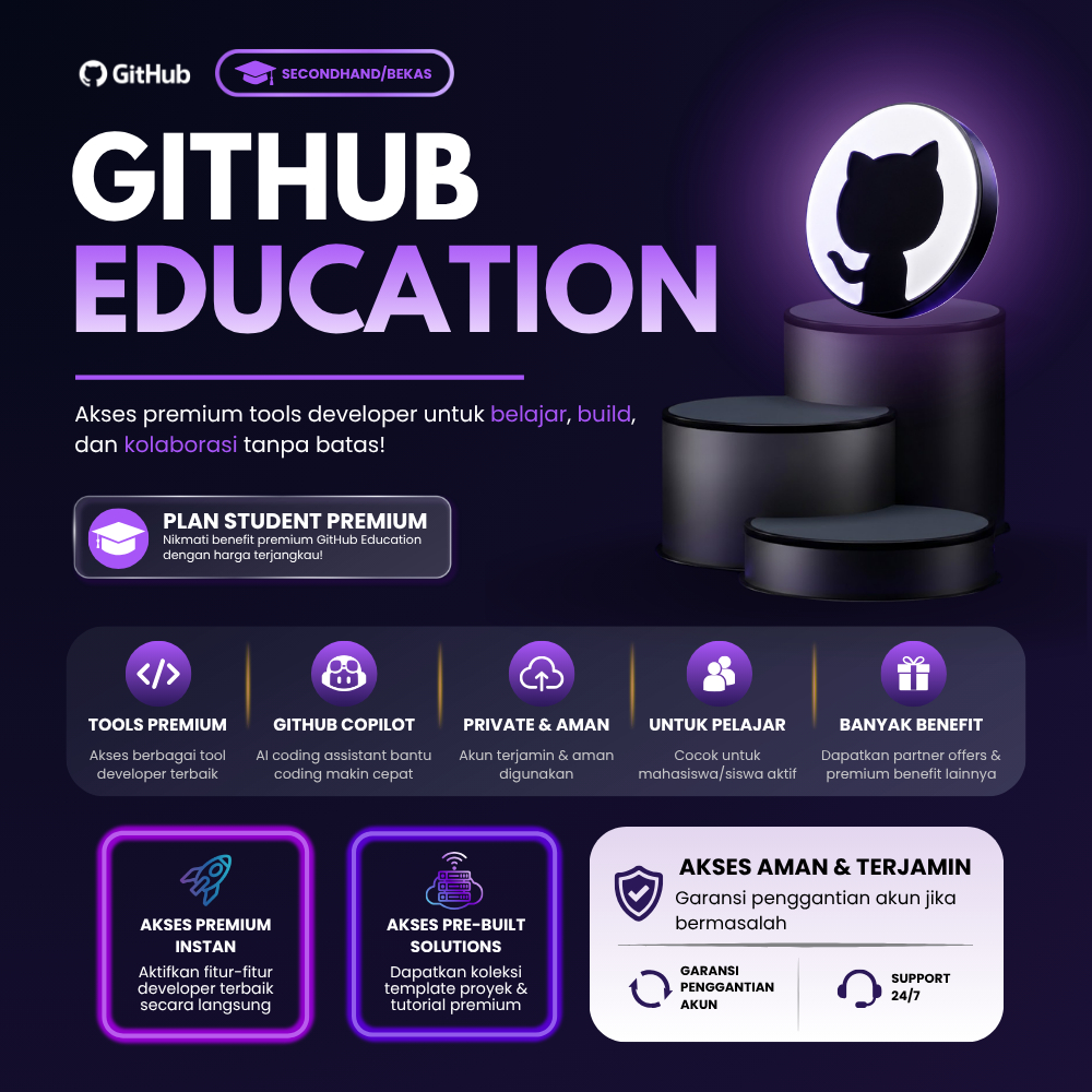 Jual Github Student Terlengkap & Harga Terbaru Juli 2026 ...