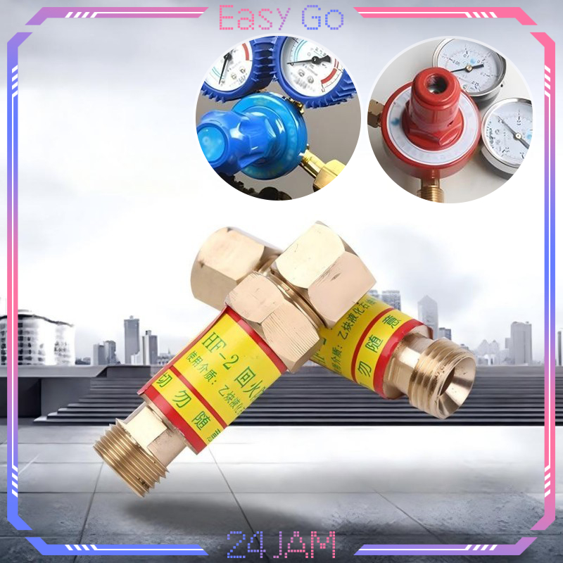 Flashback Arrestor Aman Untuk Tabung Gas Flashback Regulator Oksigen Flashback Arrestor Cutting Torc