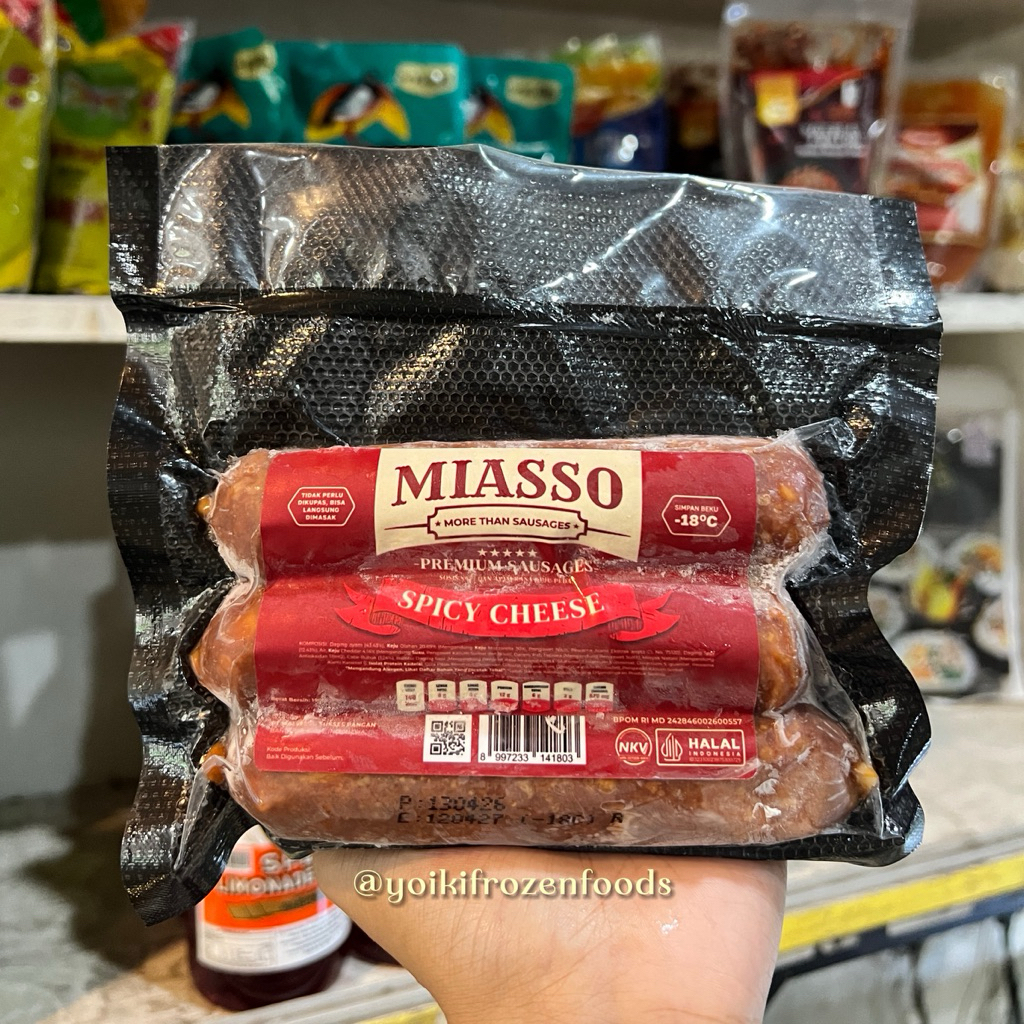 MIASSO sosis premium spicy cheese