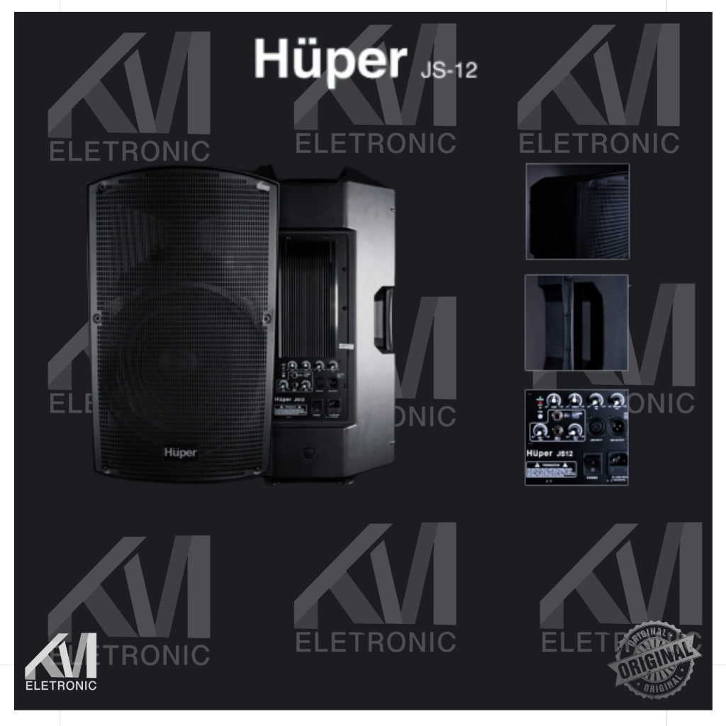 Speaker Aktif 15 Inch HUPER JS12 | JS 12 New 500 Watt Bluetooth Original