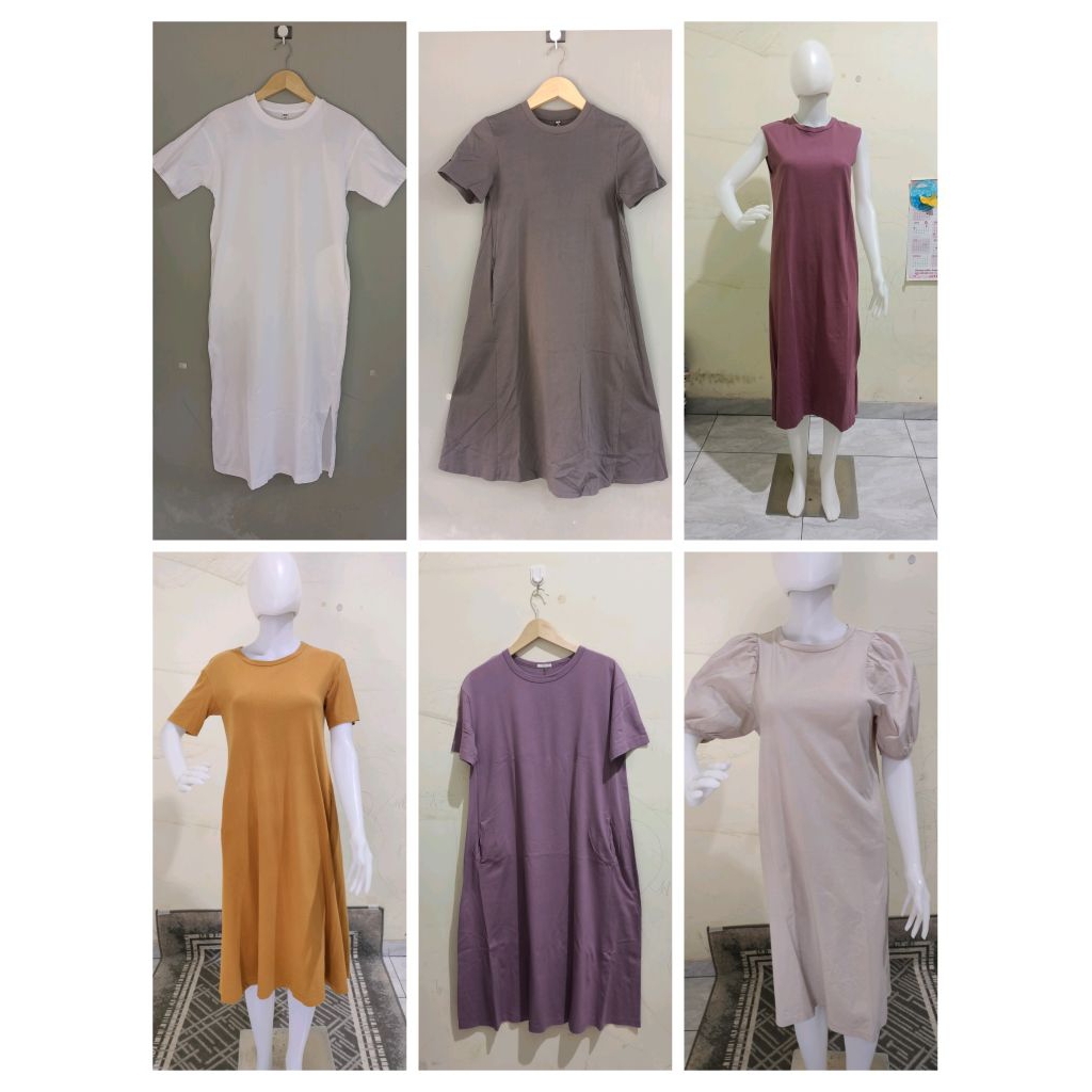 preloved dress uniqlo GU