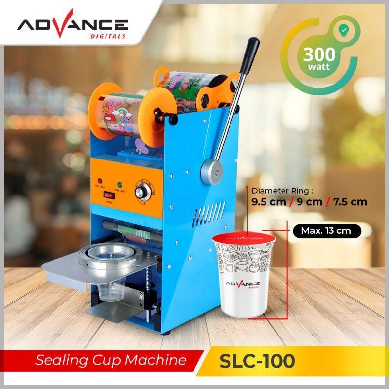 ADVANCE SLC-100/ADVANCE Cup Sealer/Mesin Press Plastik -UKURAN 12-22 OZ GELAS BOBA