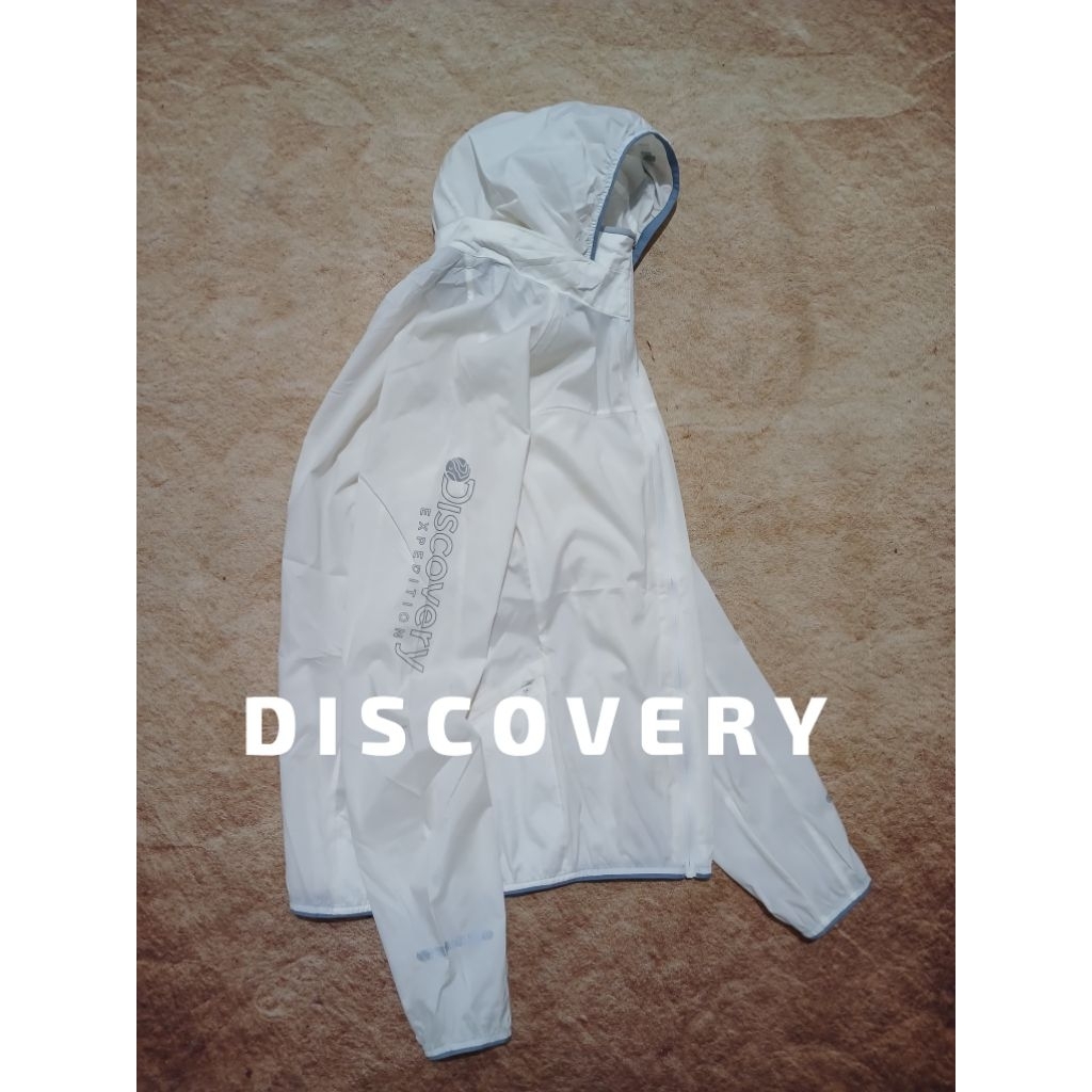 jaket running DISCOVERY tahan angin bekas pakai recomend