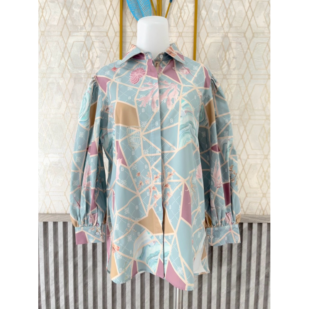 Preloved Benang Jarum x Ria Miranda Astera Top - Jade