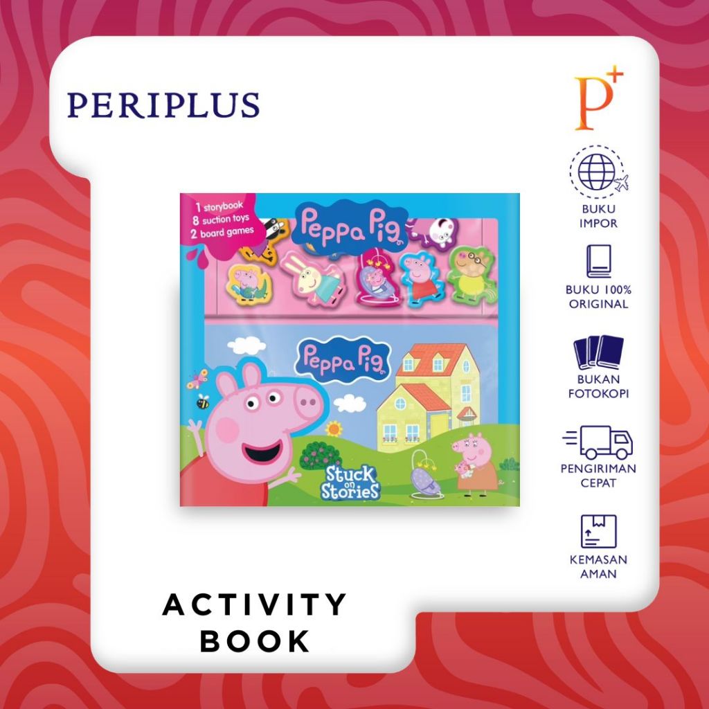 Peppa Pig Stuck On Stories - 9782764372753