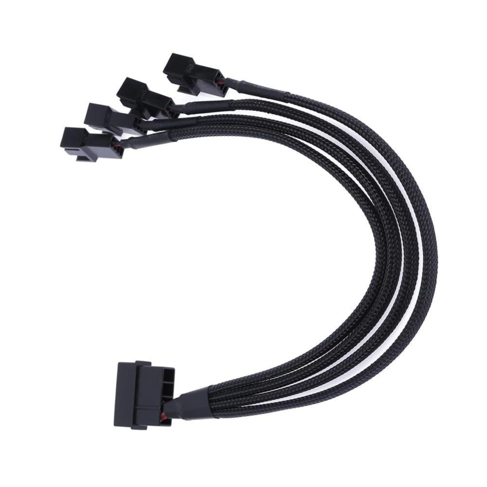 Adapter Molex 4 pin to Quad fan power konektor 3 pin 4 Pin 12V