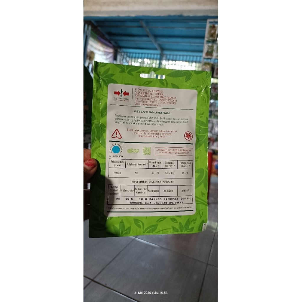 Cap Panah Merah Kumala F1 Jagung Pulut Putih