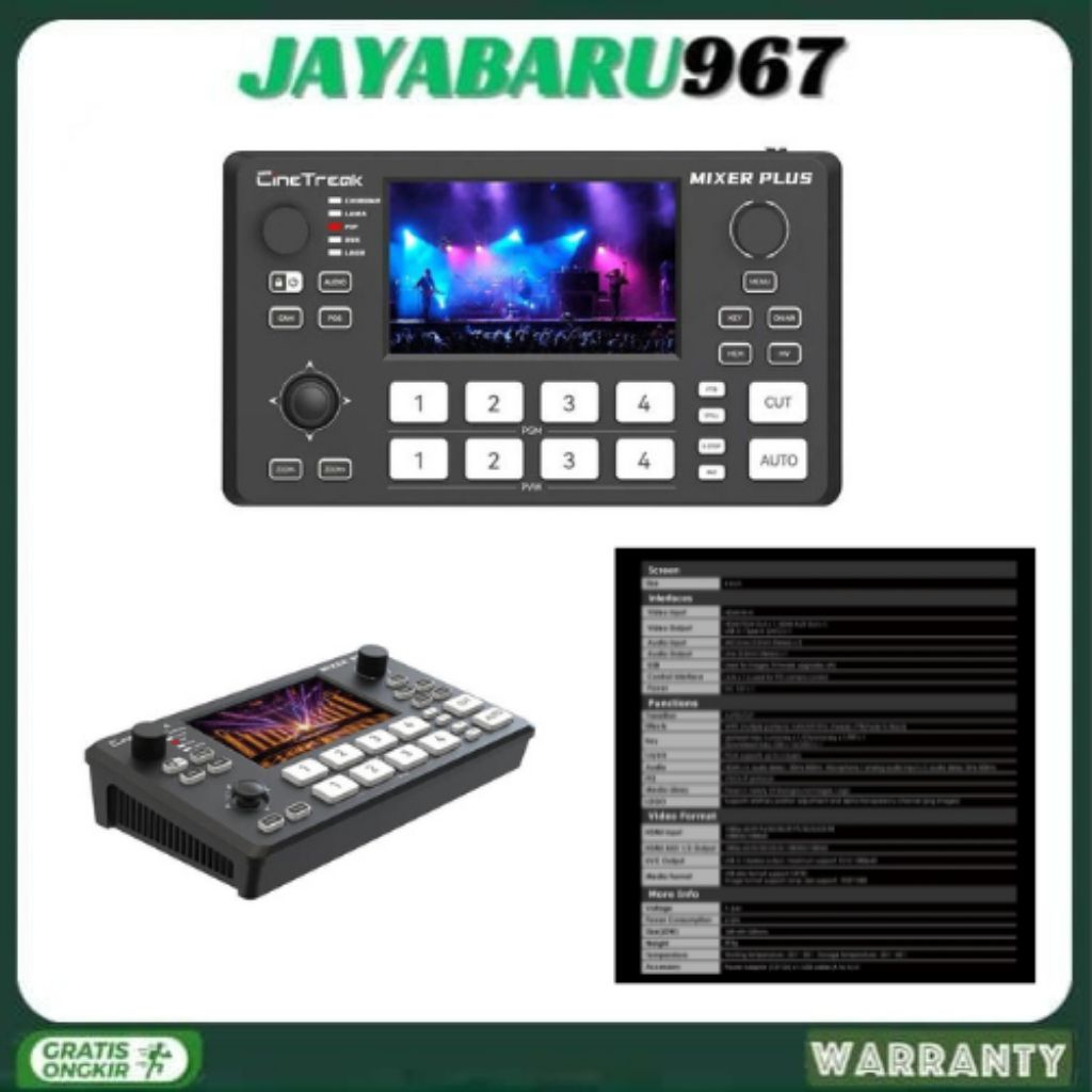 CINETREAK MIXER PLUS VIDEO SWITCHER