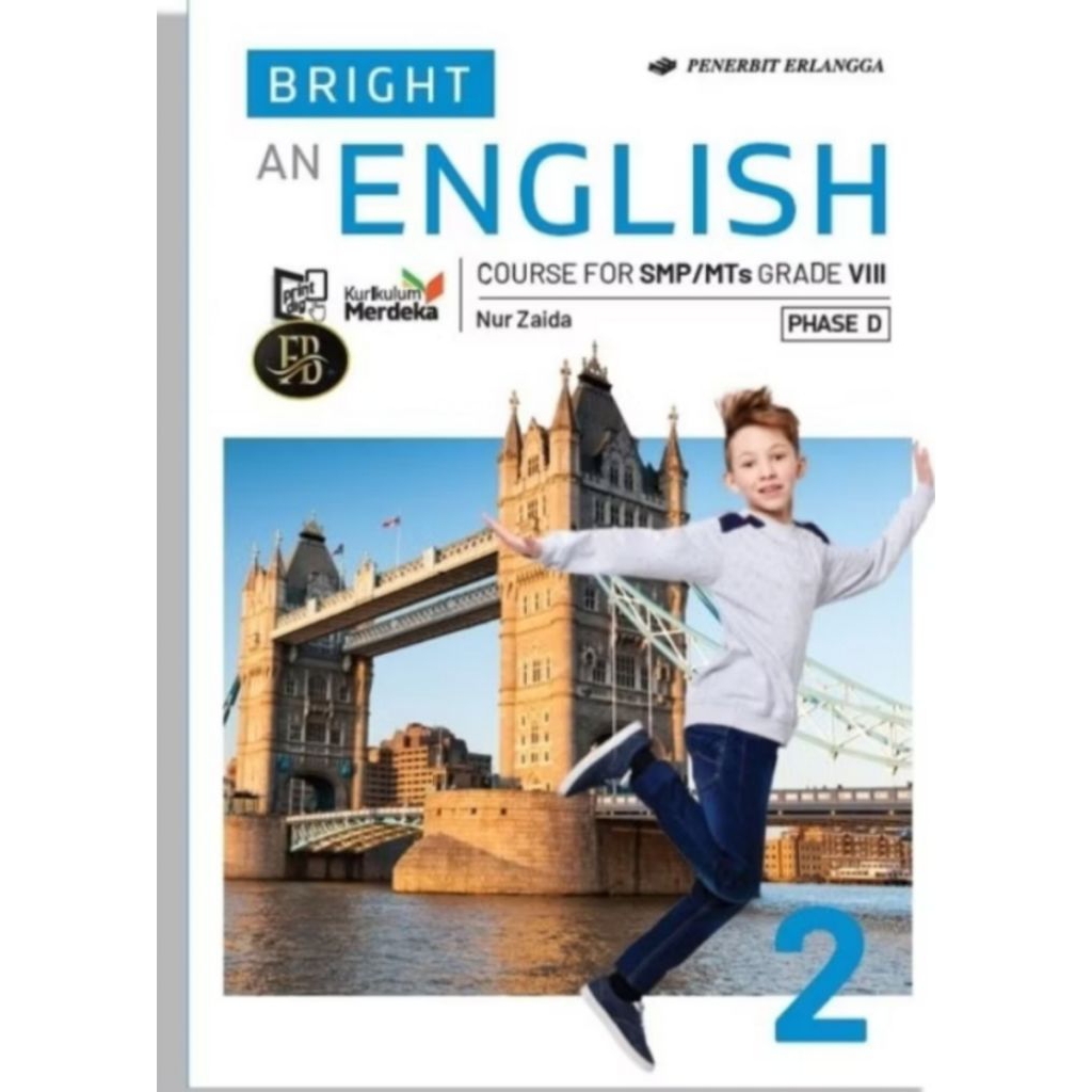 Buku Bright An English SMP Kelas 8 Kurikulum Merdeka