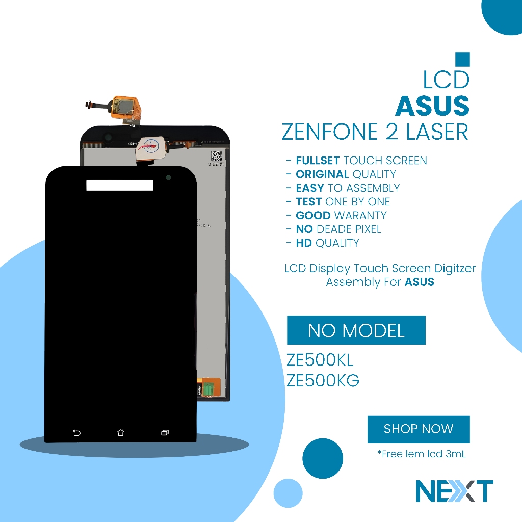 LCD Asus Zenfone 2 Laser / ZE500KL / ZE500KG - Fullset Touchscreen Original
