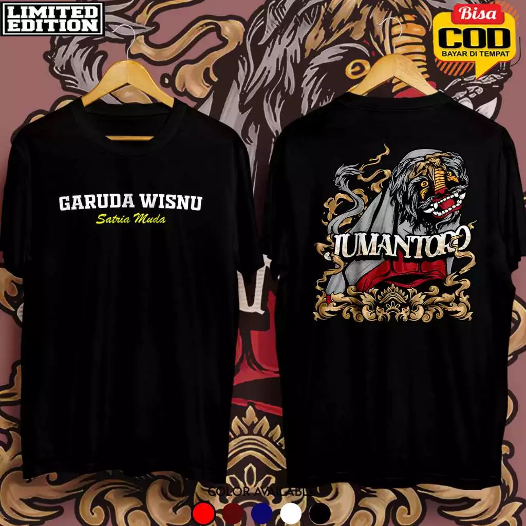 Kaos Dewasa  Jumantoro Barongan GWSM Garuda Wisnu Satria Muda kaos Distro KATA KATA JUMANTORO BARONG